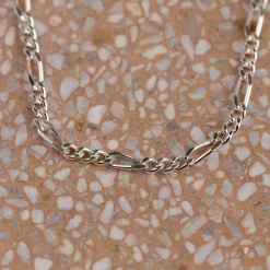 UMA MEDIUM FIGARO SILVER BRACELET - Sisi Copenhagen