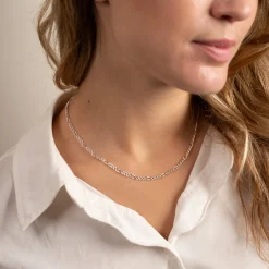 UMA MEDIUM FIGARO SILVER CHAIN - Sisi Copenhagen