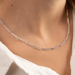 UMA MEDIUM FIGARO SILVER CHAIN - Sisi Copenhagen