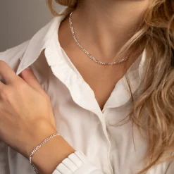 UMA MEDIUM FIGARO SILVER CHAIN - Sisi Copenhagen