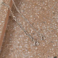 UMA MEDIUM FIGARO SILVER CHAIN - Sisi Copenhagen