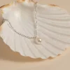 UMA PEARL MEDIUM FIGARO SILVER CHAIN - Sisi Copenhagen