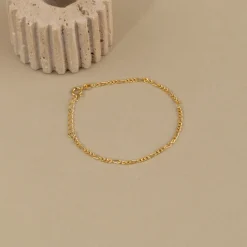 UMA SMALL FIGARO GOLDEN BRACELET - Sisi Copenhagen