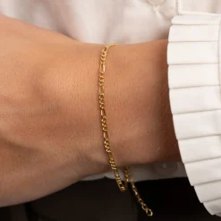 UMA SMALL FIGARO GOLDEN BRACELET - Sisi Copenhagen