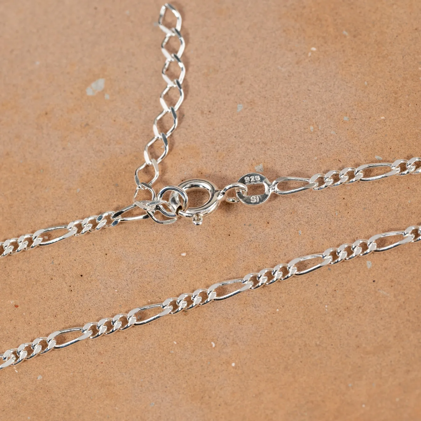 UMA SMALL FIGARO SILVER BRACELET