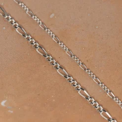 UMA SMALL FIGARO SILVER CHAIN
