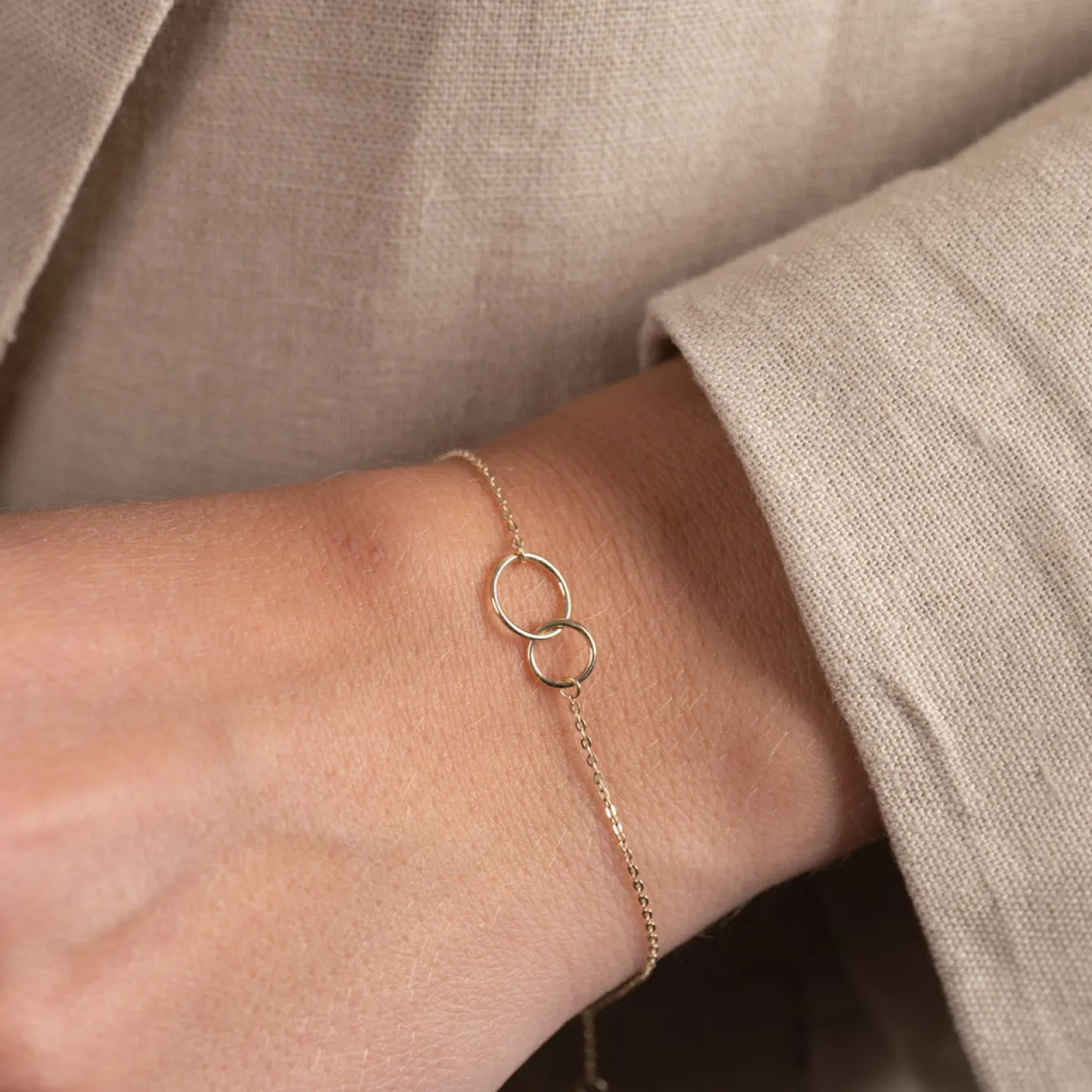 UNA SOLID GOLD BRACELET - Sisi Copenhagen