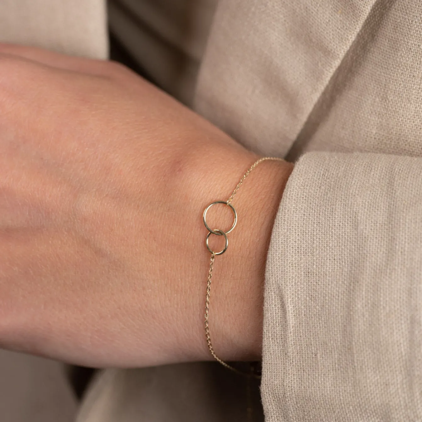 UNA SOLID GOLD BRACELET - Sisi Copenhagen
