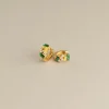 VANESSA CRYSTAL GOLDEN CREOL EARRING - Sisi Copenhagen