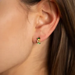 VANESSA CRYSTAL GOLDEN CREOL EARRING - Sisi Copenhagen