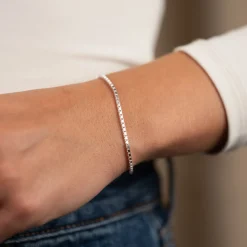 VENEZIA LARGE SILVER BRACELET