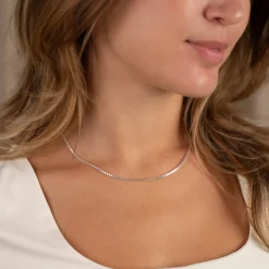 VENEZIA LARGE SILVER CHAIN