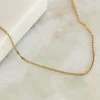 VENEZIA SOLID GOLD CHAIN - 14KT/YG - 1.0mm