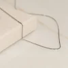 VENEZIA SOLID GOLD CHAIN - 14KT/WG - 0.8mm