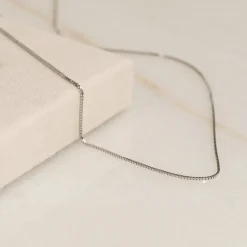 VENEZIA SOLID GOLD CHAIN - 14KT/WG - 0.8mm