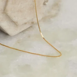 VENEZIA SOLID GOLD CHAIN - 14KT/YG - 0.8mm