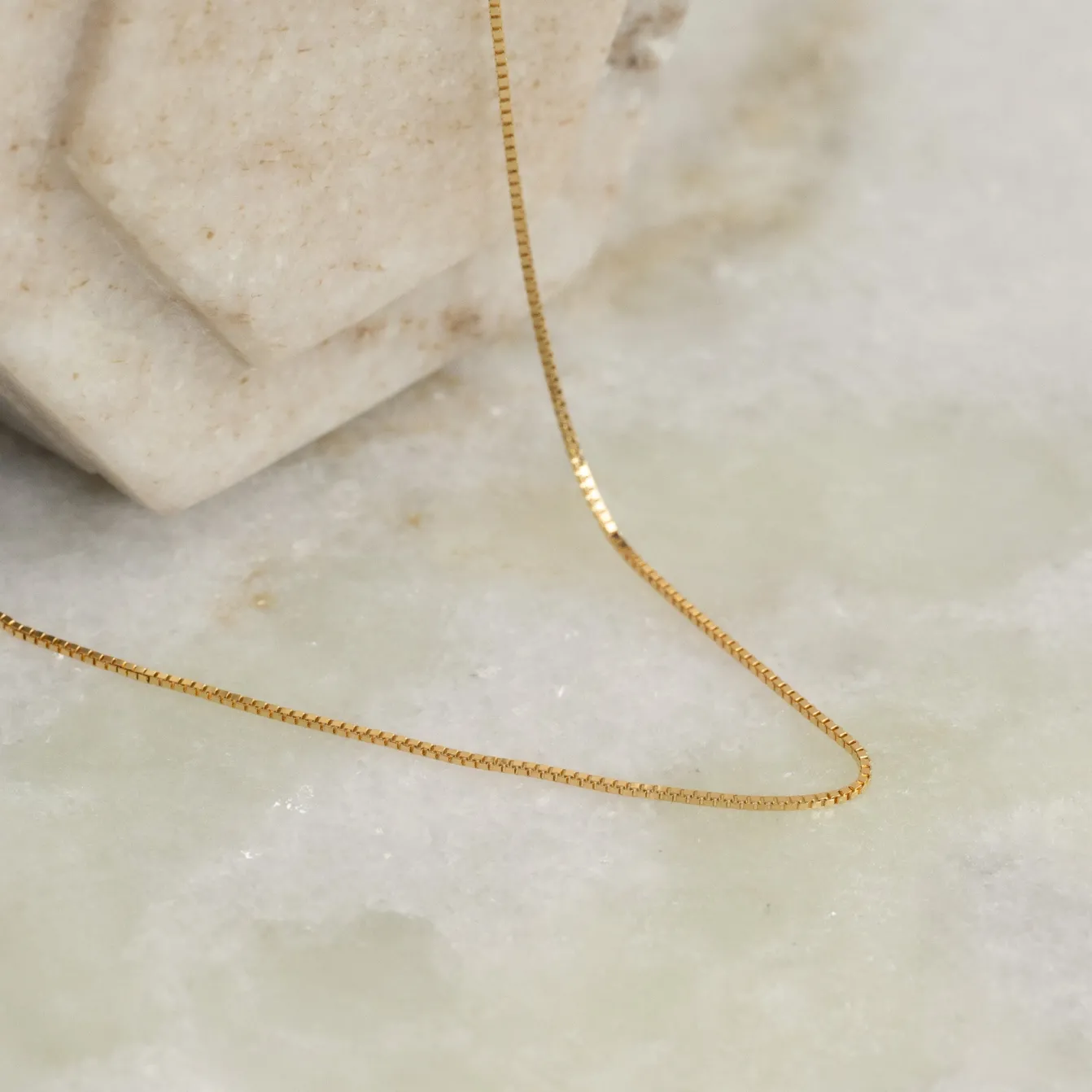 VENEZIA SOLID GOLD CHAIN - 14KT/YG - 0.8mm