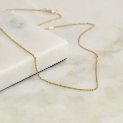VENEZIA SOLID GOLD CHAIN - 14KT/YG - 1.0mm