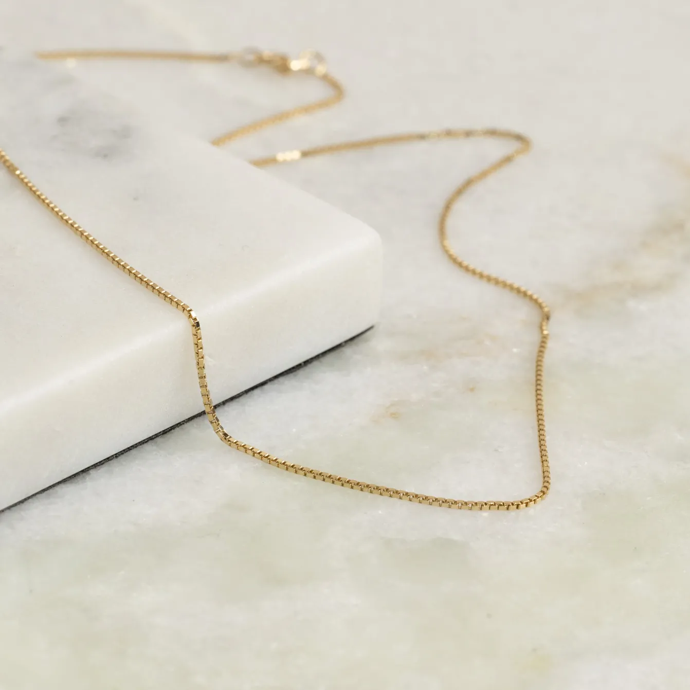 VENEZIA SOLID GOLD CHAIN - 14KT/YG - 1.0mm