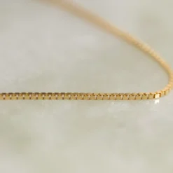 VENEZIA SOLID GOLD CHAIN - 14KT/YG - 0.8mm