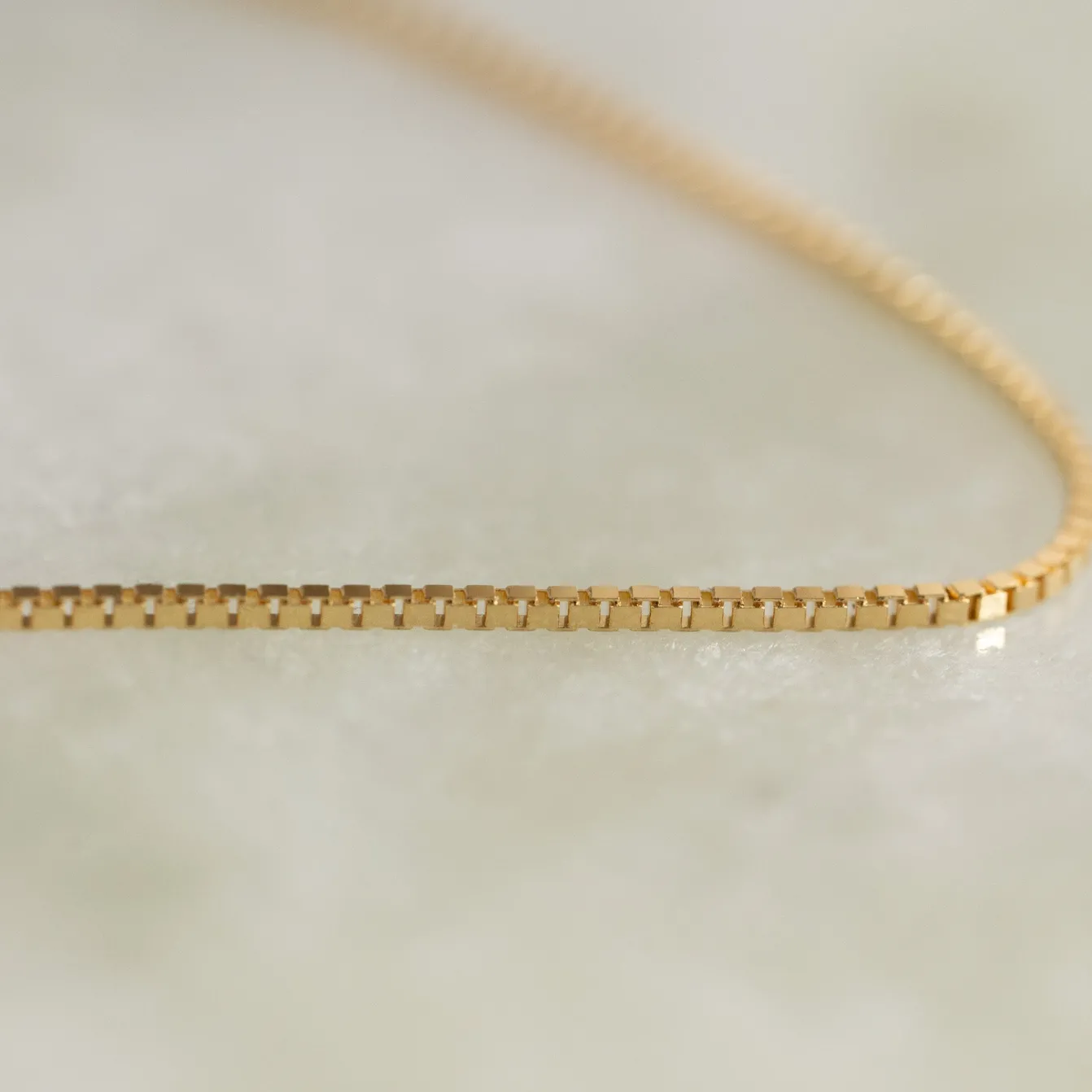 VENEZIA SOLID GOLD CHAIN - 14KT/YG - 0.8mm