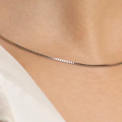 VENEZIA SOLID GOLD CHAIN - 14KT/WG - 1.0mm