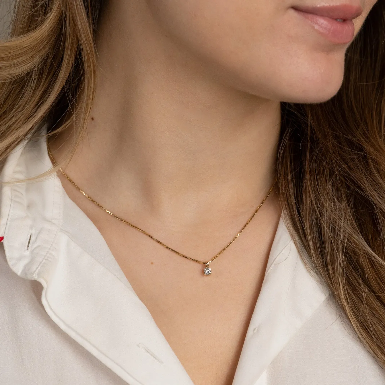 VENEZIA SOLID GOLD CHAIN - 14KT/YG - 1.0mm