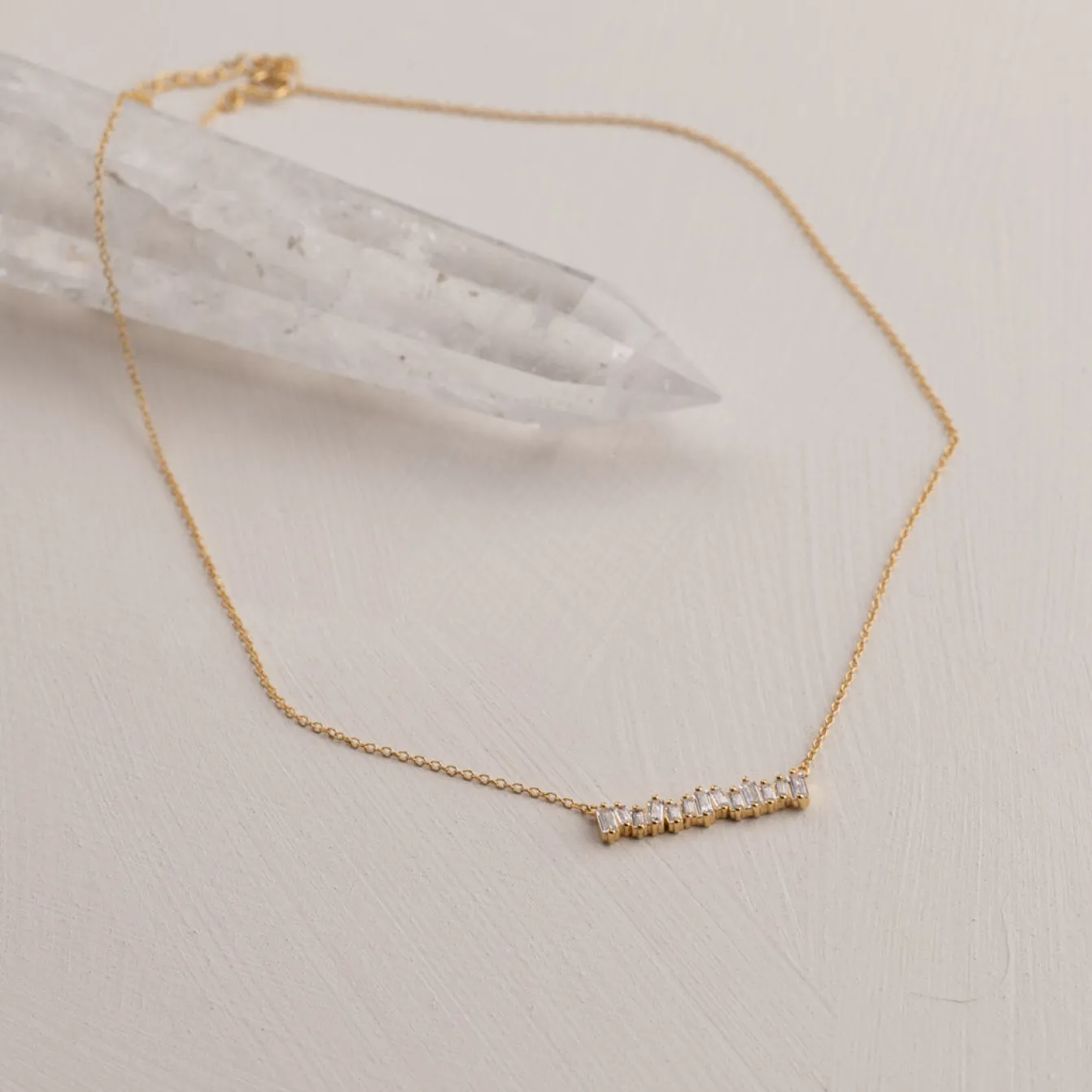 VERONICA RAINBOW GOLDEN NECKLACE - Sisi Copenhagen