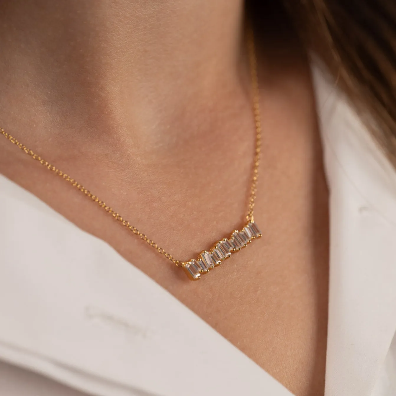 VERONICA RAINBOW GOLDEN NECKLACE - Sisi Copenhagen