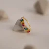 VERONICA RAINBOW GOLDEN RING - Sisi Copenhagen