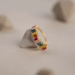 VERONICA RAINBOW GOLDEN RING - Sisi Copenhagen