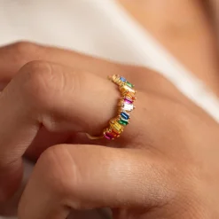 VERONICA RAINBOW GOLDEN RING - Sisi Copenhagen