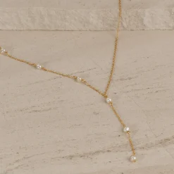 YASMIN PEARL GOLDEN NECKLACE