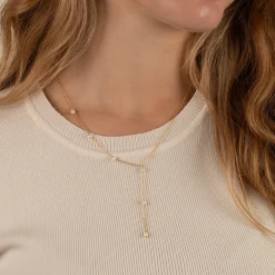 YASMIN PEARL GOLDEN NECKLACE