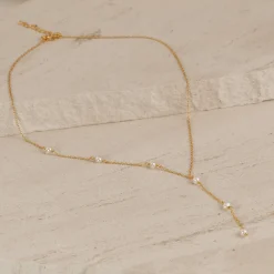 YASMIN PEARL GOLDEN NECKLACE