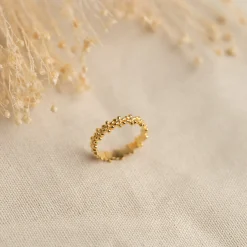 Ydun ring | 18 karat forgyldt 925 sterlingsølv | Sisi Copenhagen
