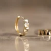 ZIGGY SOLID GOLD CREOL EARRING